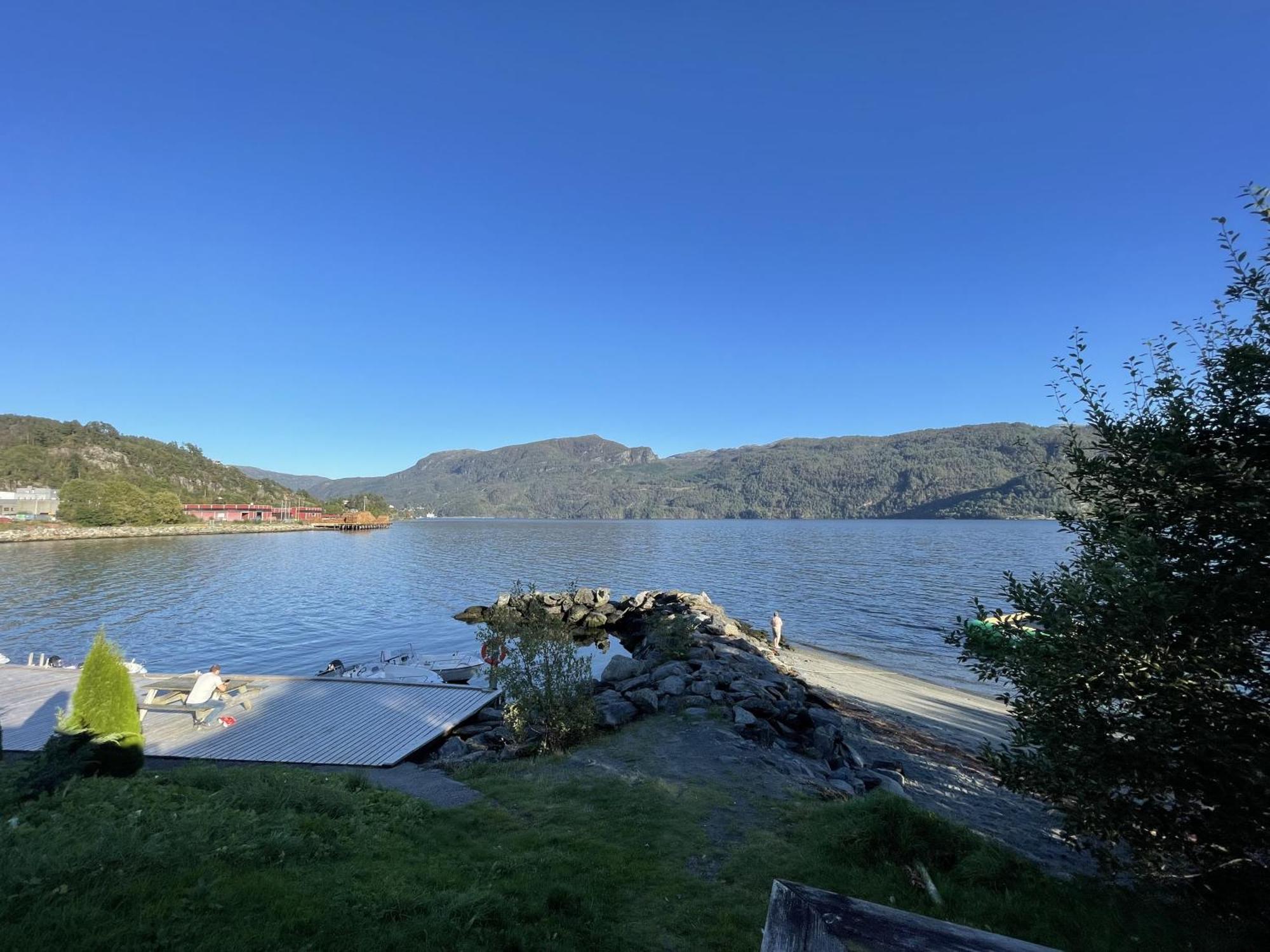 Sauda Fjord Camping Saudasjoen Bagian luar foto